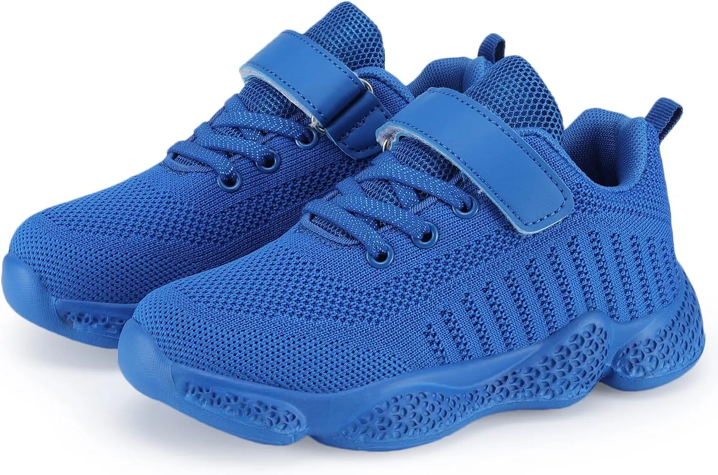 Casbeam Kids Breathable Sneakers Mesh Lightweight Easy Walk Casual Sport Strap Athletic Running Shoes for Boys Girls