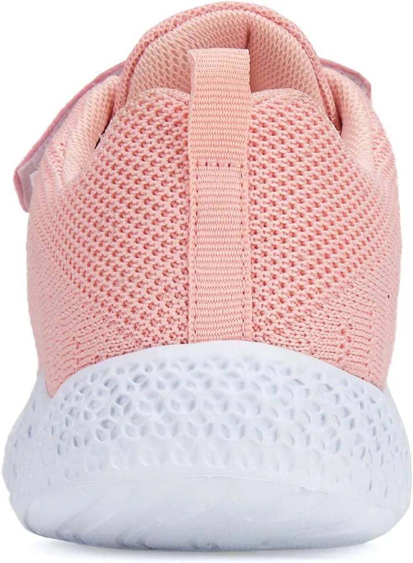 Casbeam Kids Breathable Sneakers Mesh Lightweight Easy Walk Casual Sport Strap Athletic Running Shoes for Boys Girls