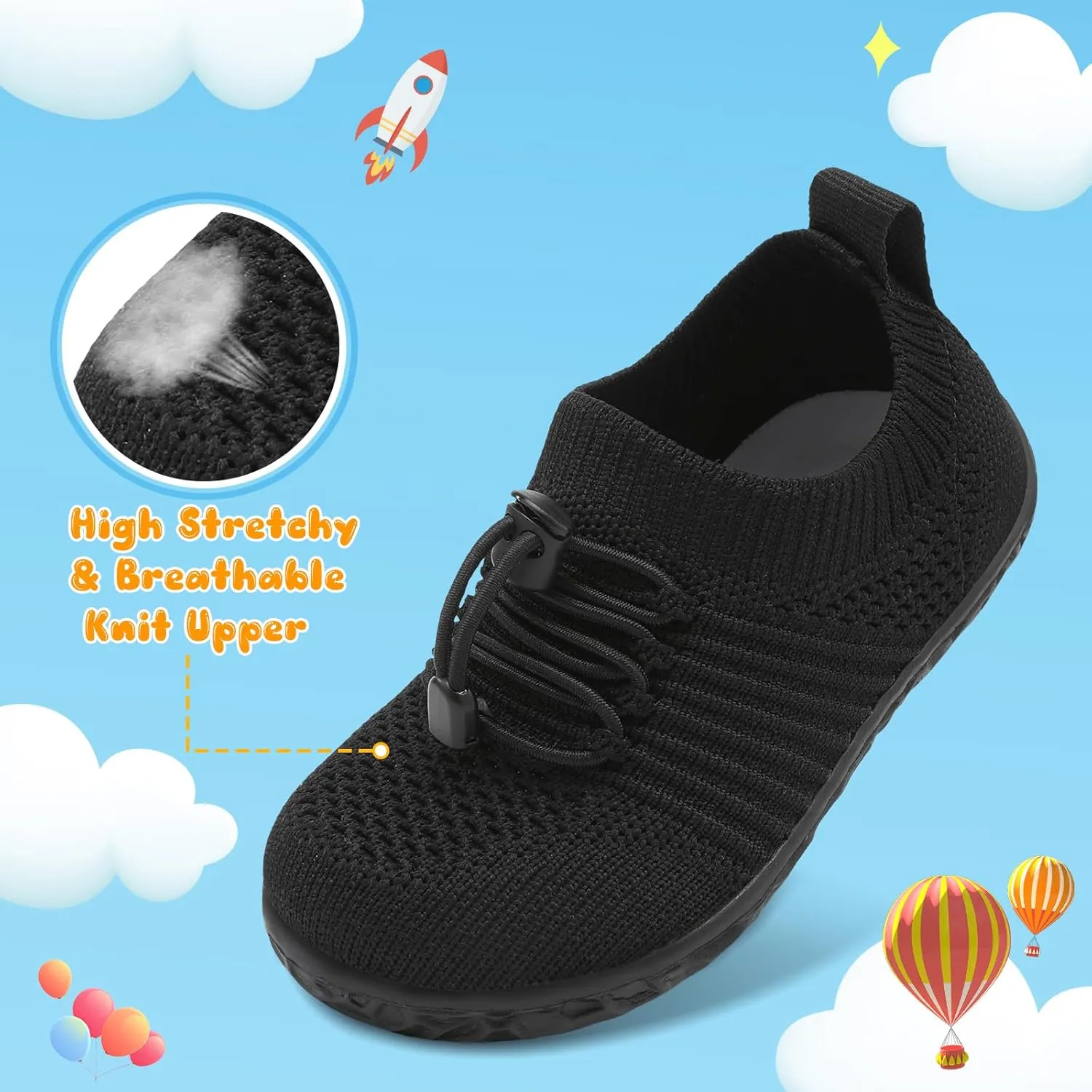 Centipede Demon Toddler Shoes for Boys Girls Baby Kids Slip on Walking Shoe Breathable Sock Shoes Lightweight Soft Sneakers