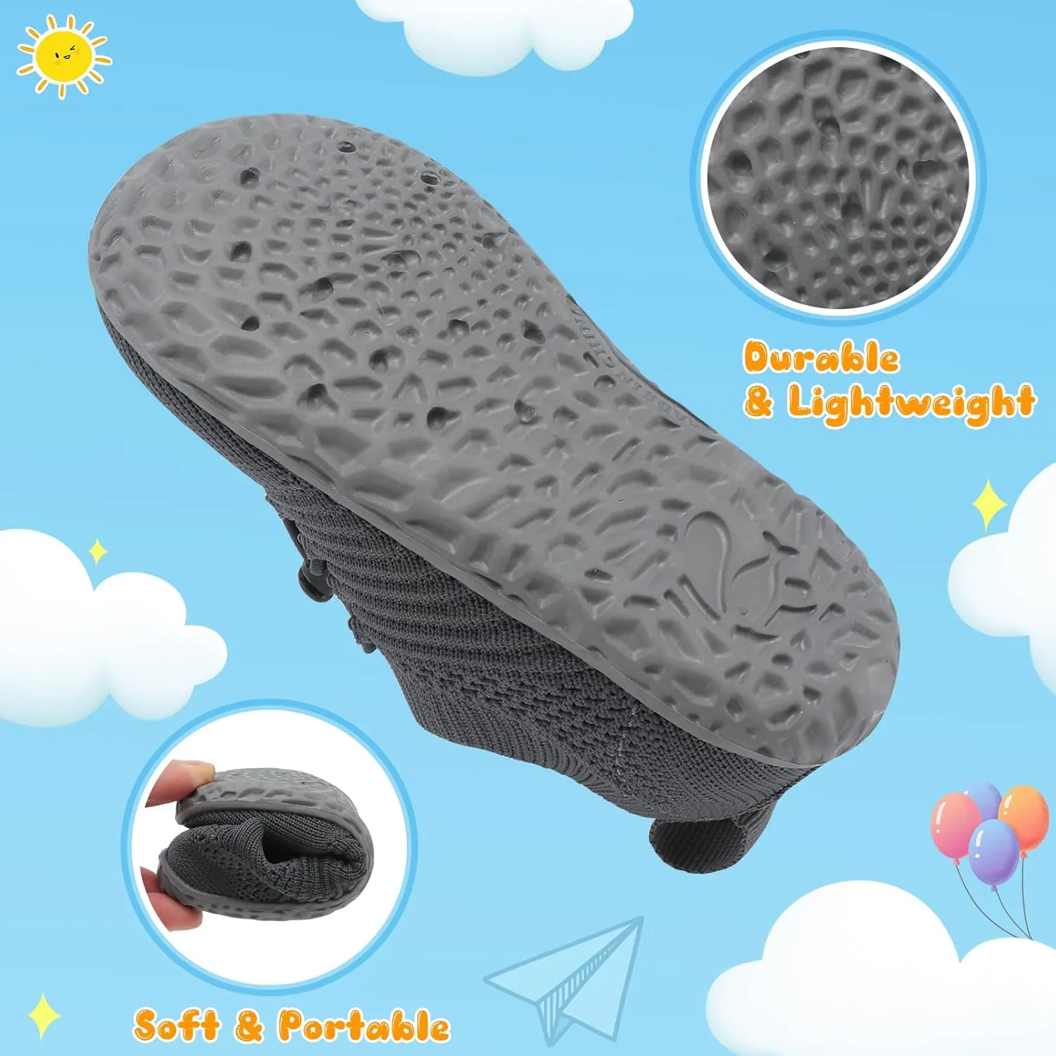 Centipede Demon Toddler Shoes for Boys Girls Baby Kids Slip on Walking Shoe Breathable Sock Shoes Lightweight Soft Sneakers