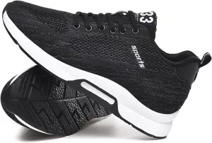 CERYTHRINA Men Elevator Sneakers Invisible Height Increasing Elevator Shoes Sports Shoes 2.36 Inches Breathable Lace up Sneakers