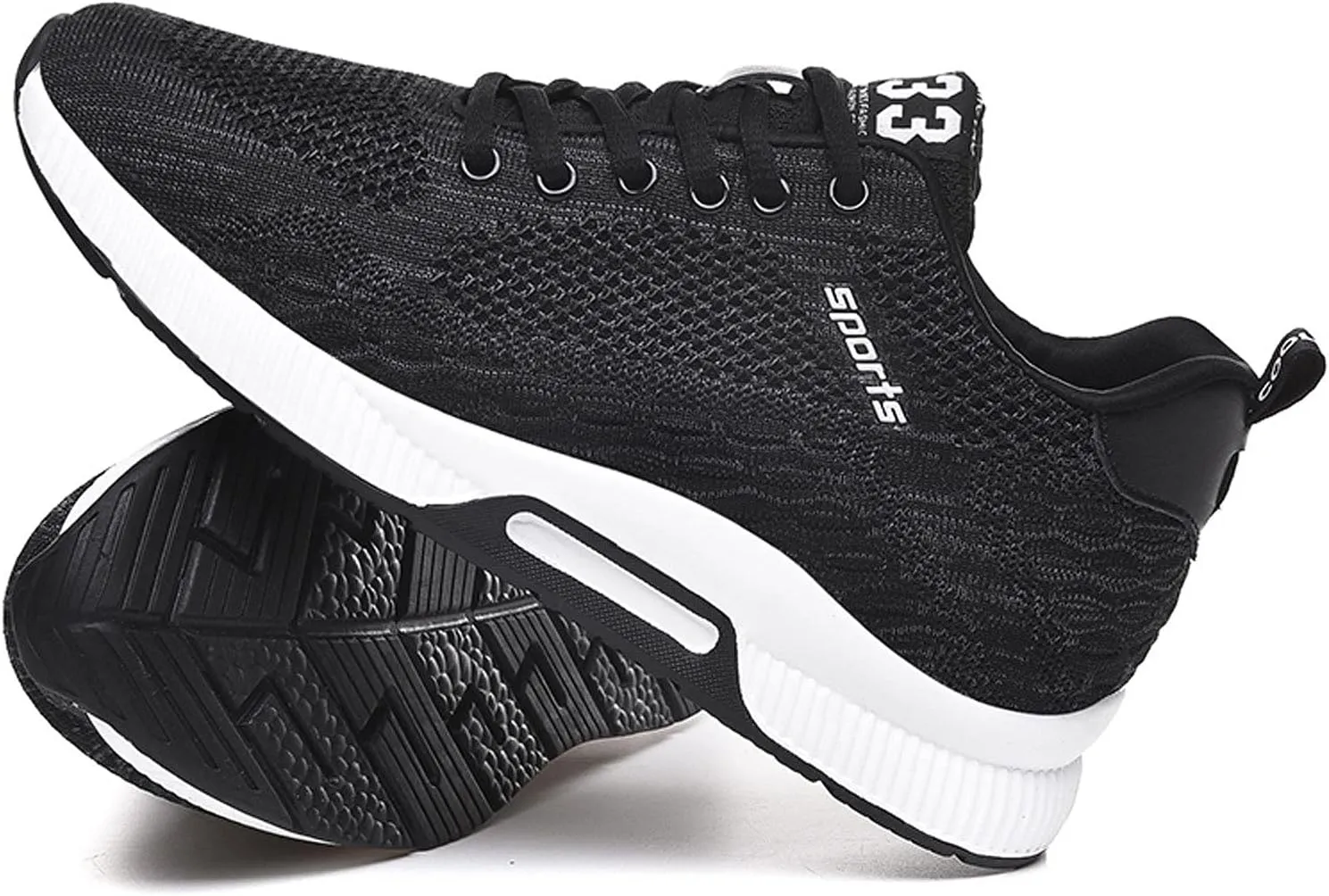 CERYTHRINA Men Elevator Sneakers Invisible Height Increasing Elevator Shoes Sports Shoes 2.36 Inches Breathable Lace up Sneakers