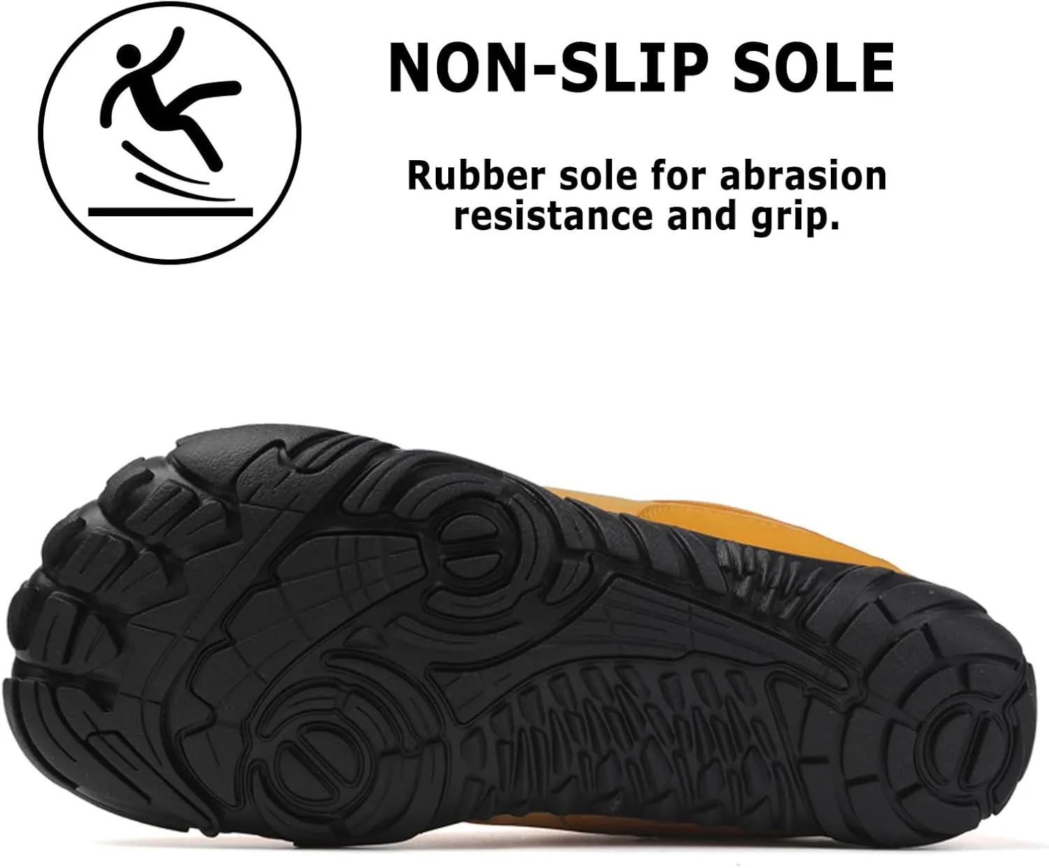 CERYTHRINA Men Women Barefoot Shoes Winter Wide Toe Box Walking Boots Plush Lined Warm Snow Boots Outdoor Anti-Slip Ankle Boots