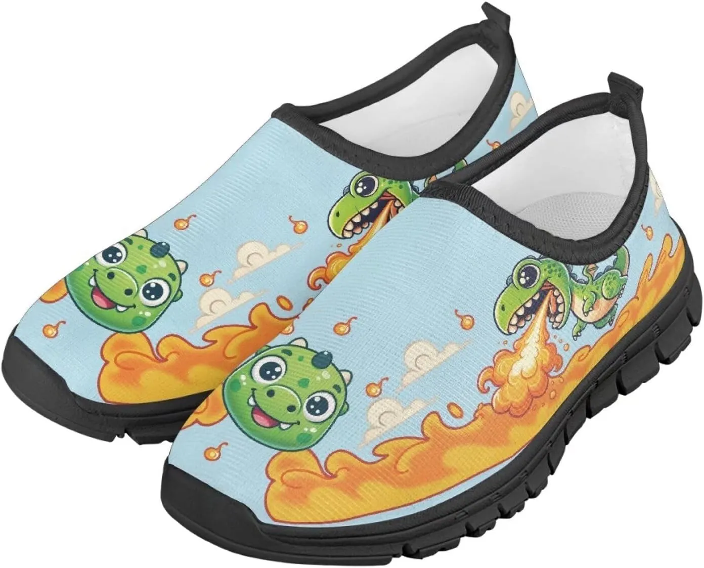 Children's Casual Sneakers,Spring Summer Slip On Flats Sports Shoes for School,Comfortable Hiking Cycling Shoes