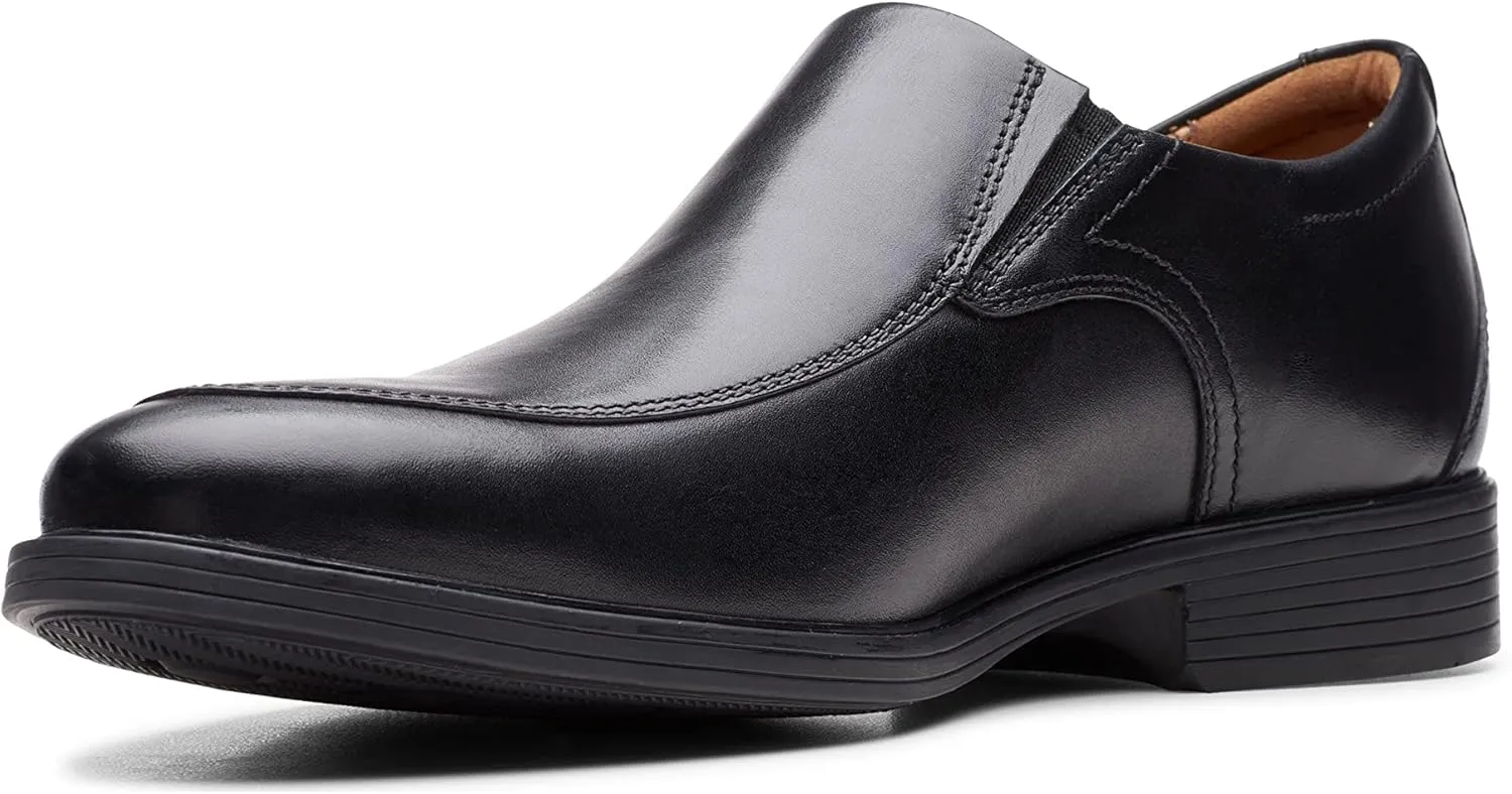 Clarks Mens Whiddon Step L:eather Leather Loafers