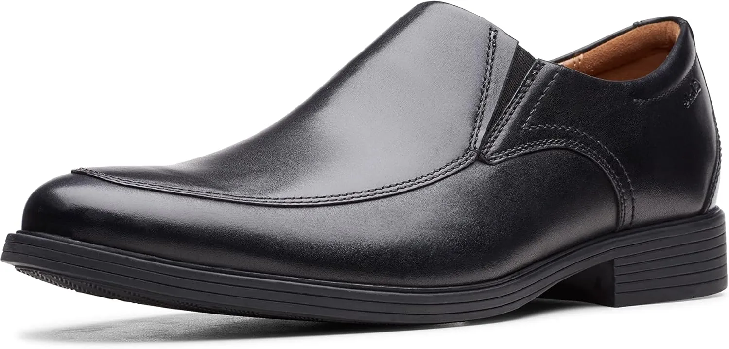 Clarks Mens Whiddon Step L:eather Leather Loafers