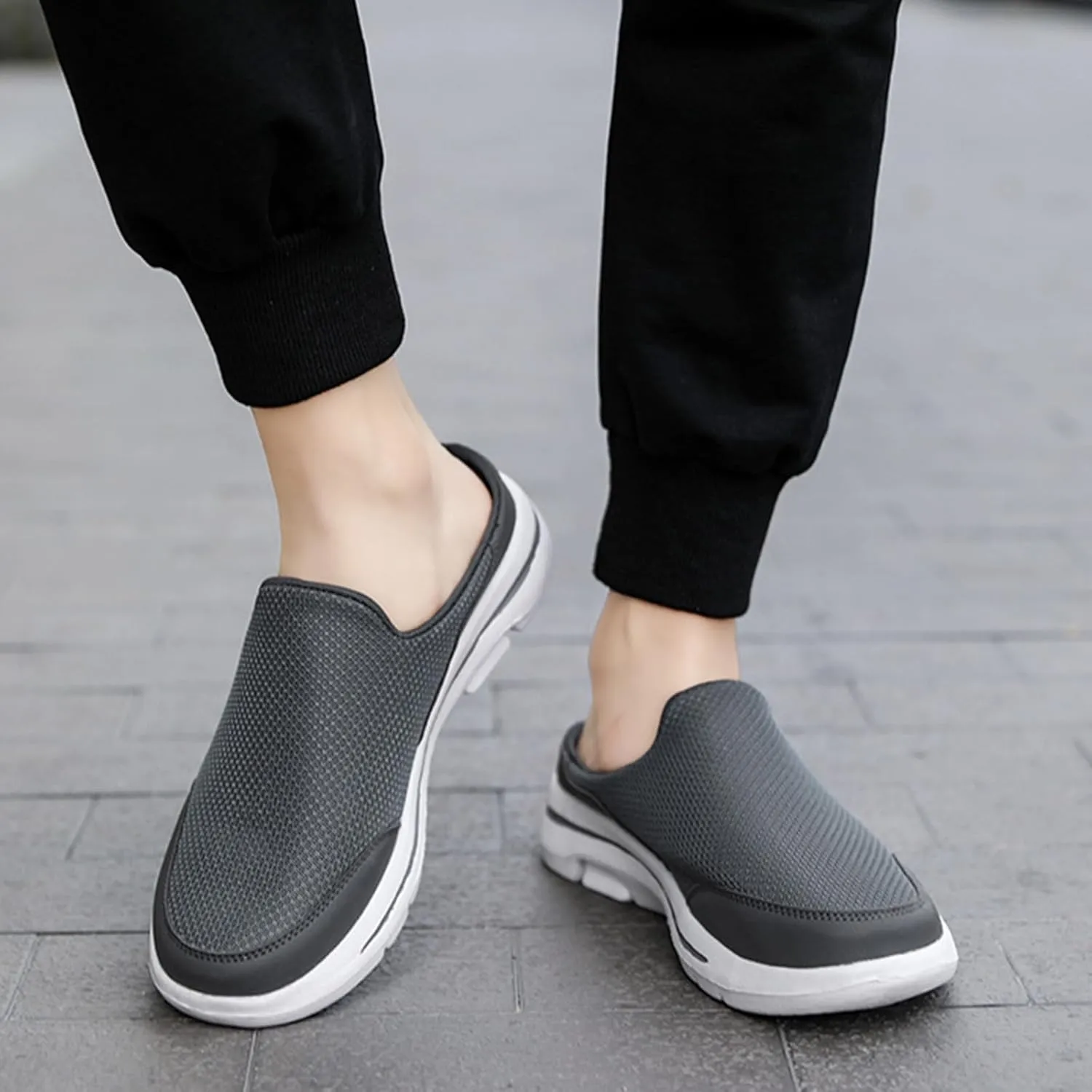 Clogs for Women Unisex Slippers Casual Clog House Shoes Comfort Slip-On Backless Walking Sneakers Summer Closed Toe Slides Breathable Slippers