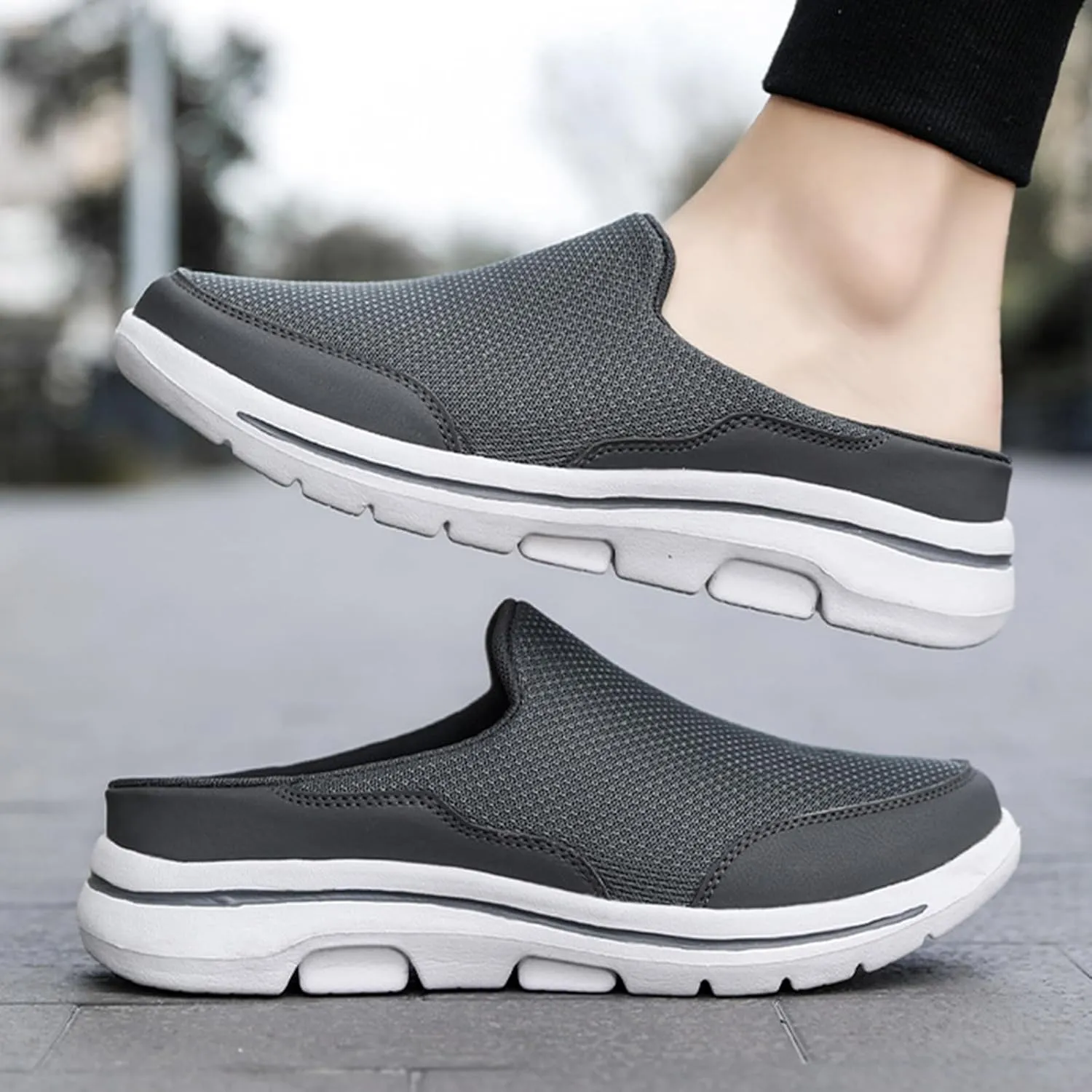 Clogs for Women Unisex Slippers Casual Clog House Shoes Comfort Slip-On Backless Walking Sneakers Summer Closed Toe Slides Breathable Slippers