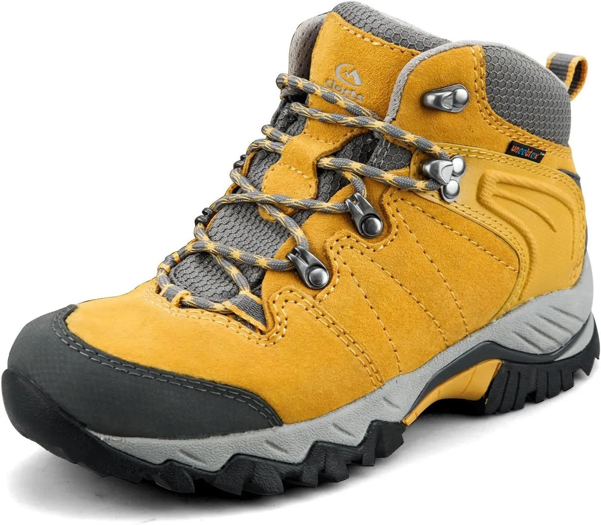 Clorts Women's Hiker Waterproof Lightweight Hiking Camping Boot Outdoor High-Traction Grip Backpacking Shoe