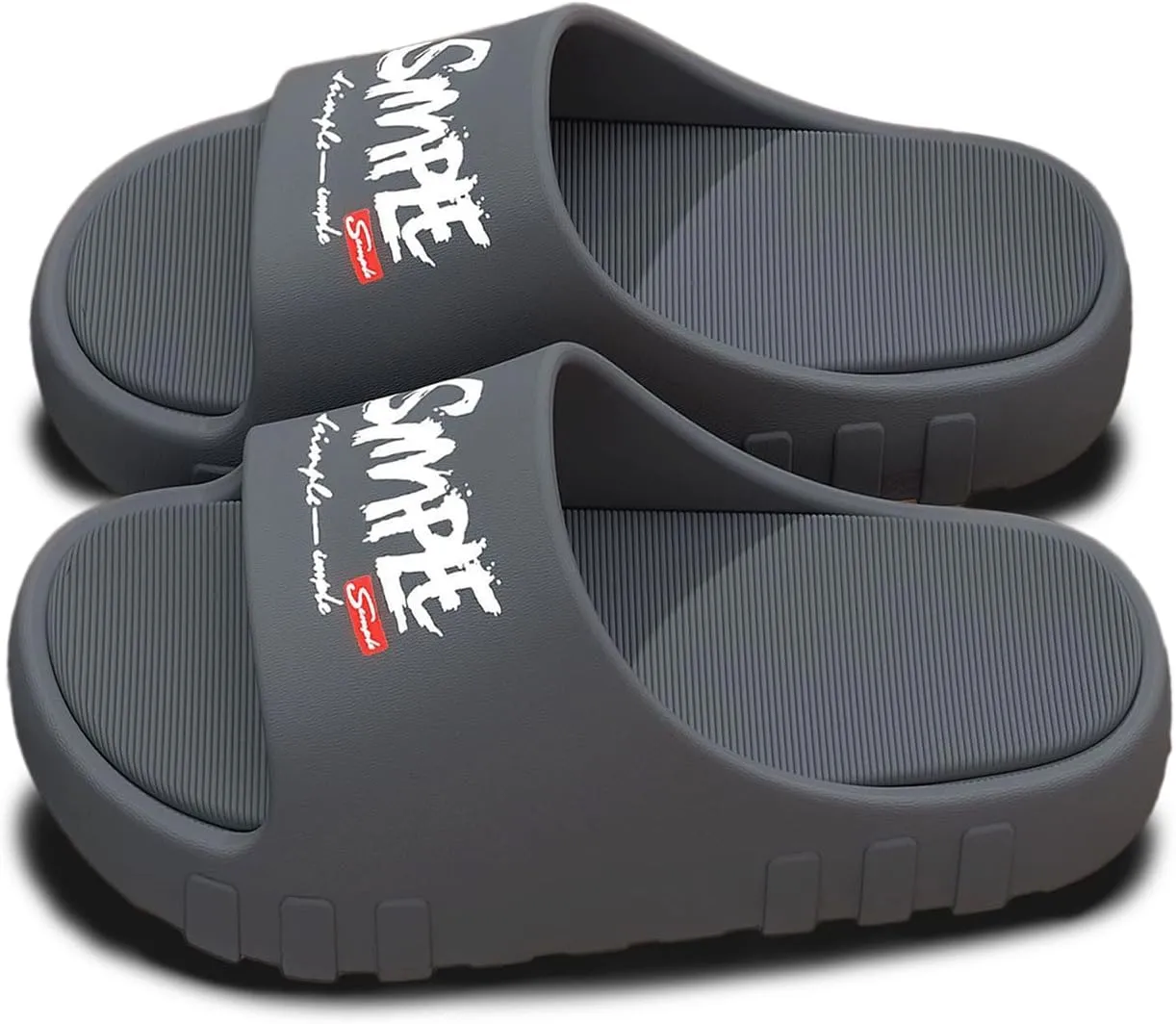 Cloud Slides for Women Men Thick Sole Pillow Slippers Non Slip Shower Bath Platform Foam Sandals for Indoor Outdoor House Pool