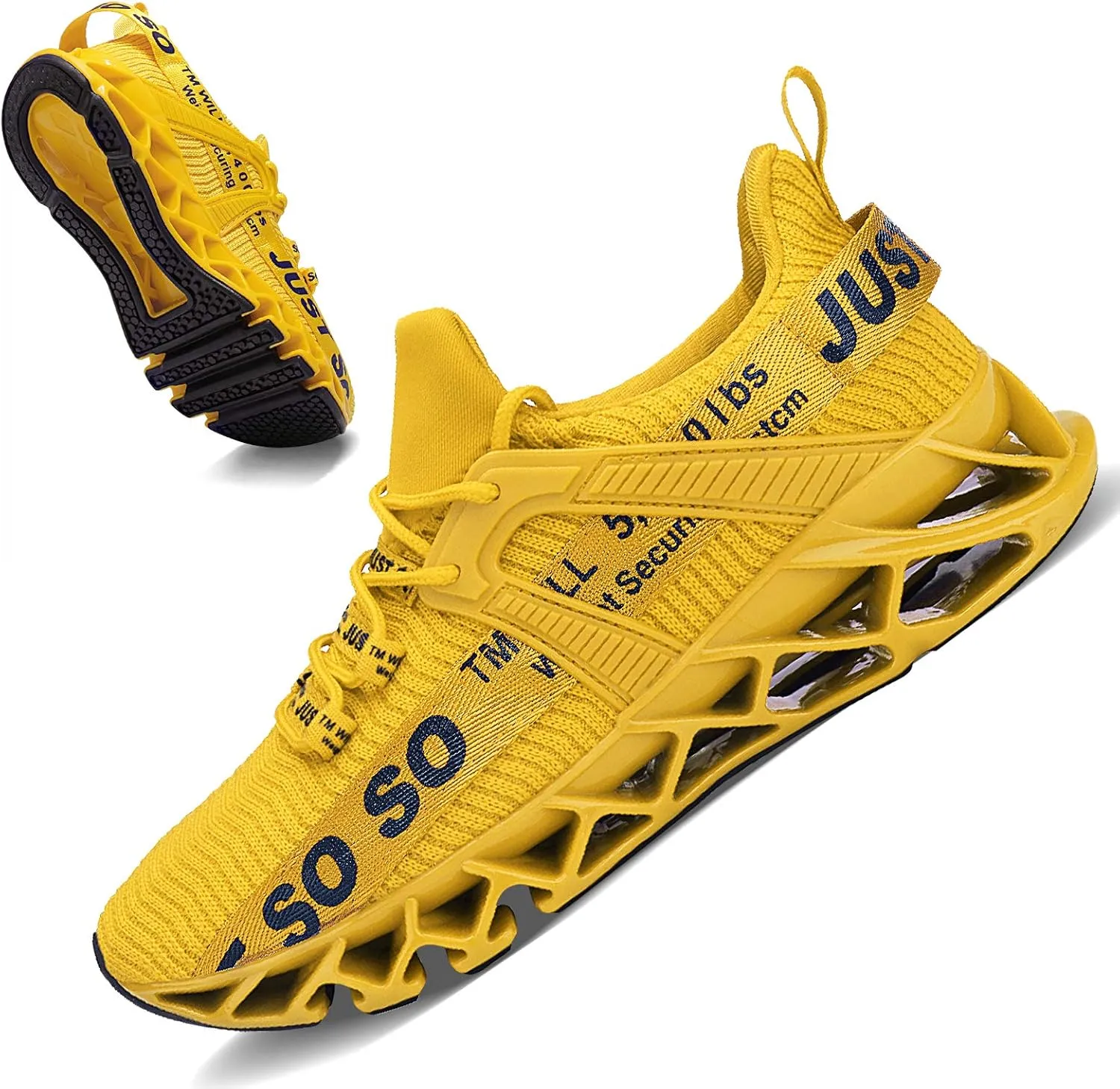COKAFIL Mens Running Shoes Walking Athletic Blade Tennis Shoe