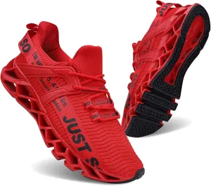 COKAFIL Mens Running Shoes Walking Athletic Blade Tennis Shoe