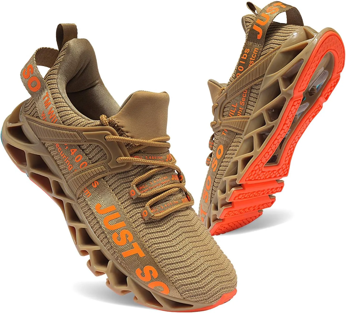 COKAFIL Mens Running Shoes Walking Athletic Blade Tennis Shoe