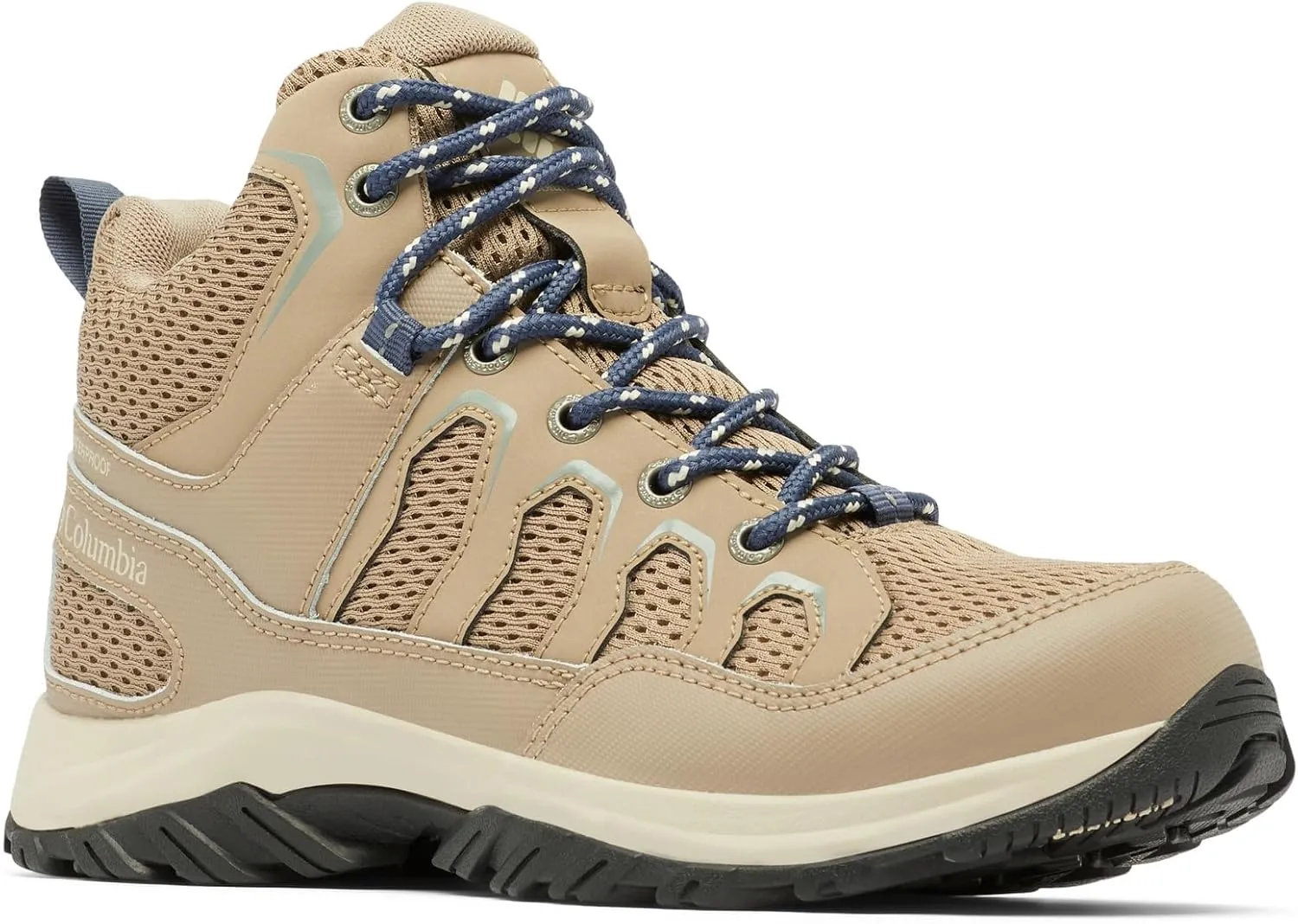 Columbia Womens Granite Trail Mid Waterproof, Ash Brown/Nocturnal, 9 Wide