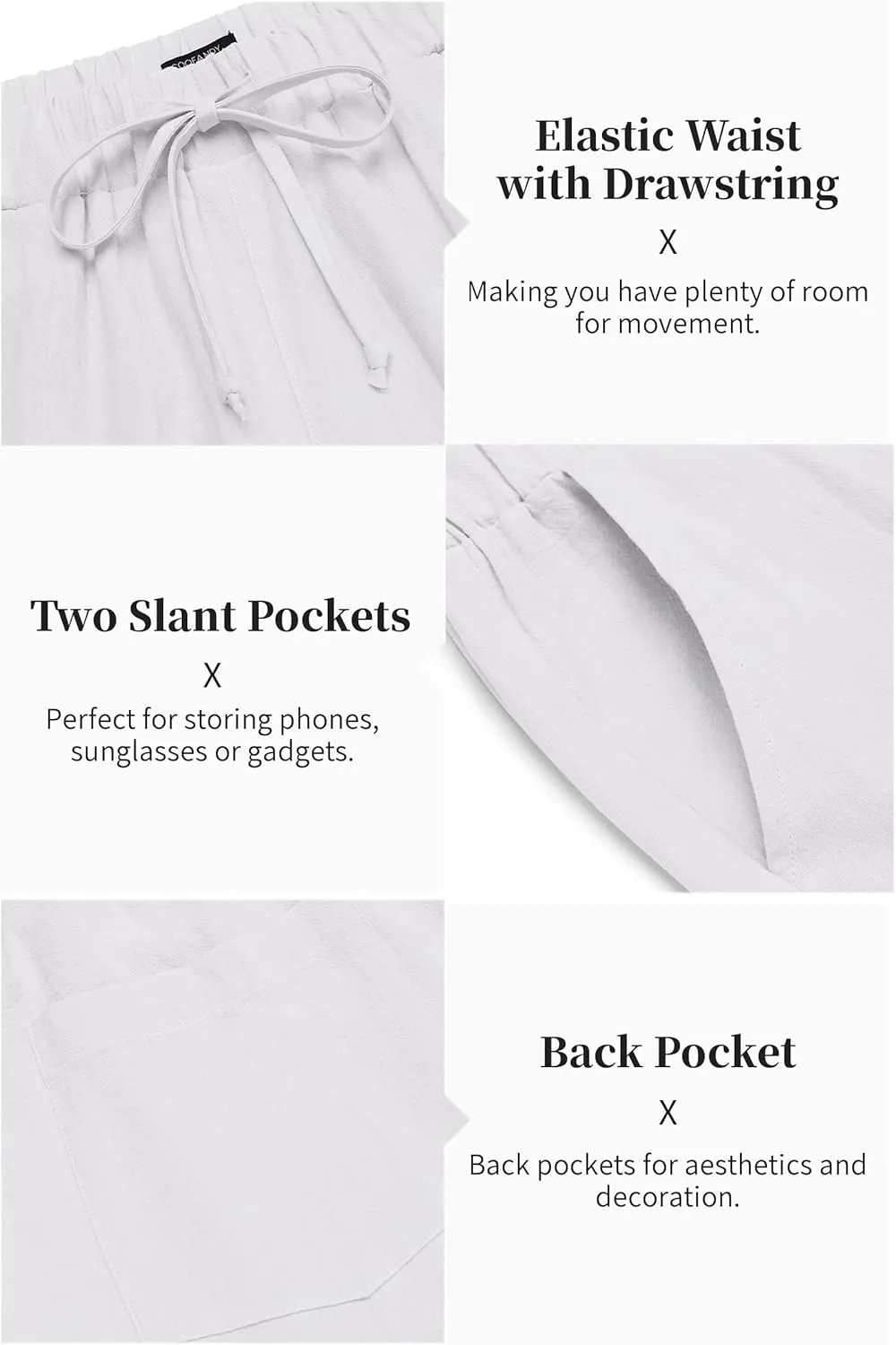 COOFANDY Men's 2 Pieces Cotton Linen Set Long Sleeve Henley Shirts Casual Beach Pants With Pockets Summer Yoga Outfits