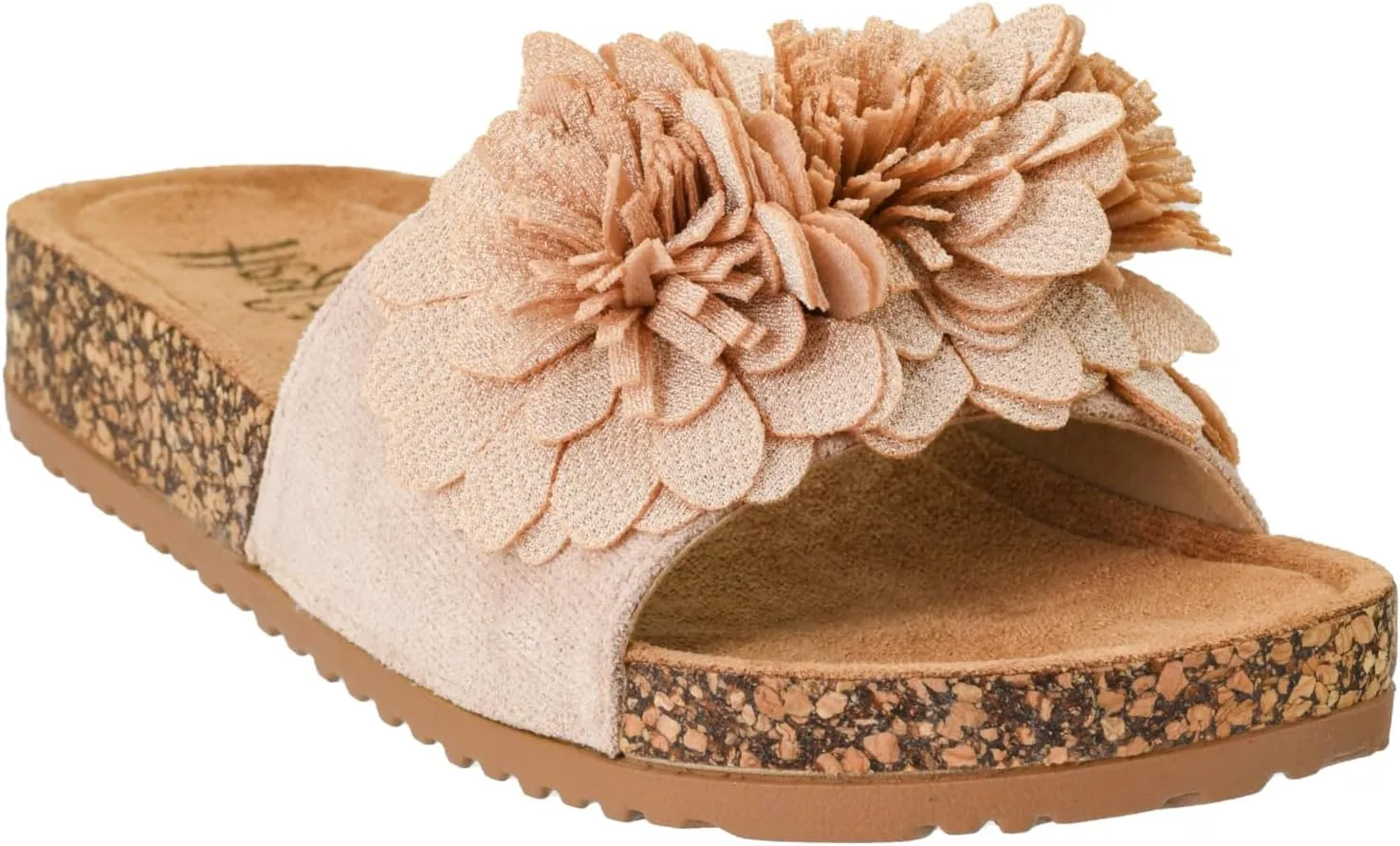 Corkys Footwear Hey Girl Wild Child Sandal - Featuring A Single Strap With 3D Flowers, All-Day Comfort, And A Trendy, Stylish Design for Every Occasion