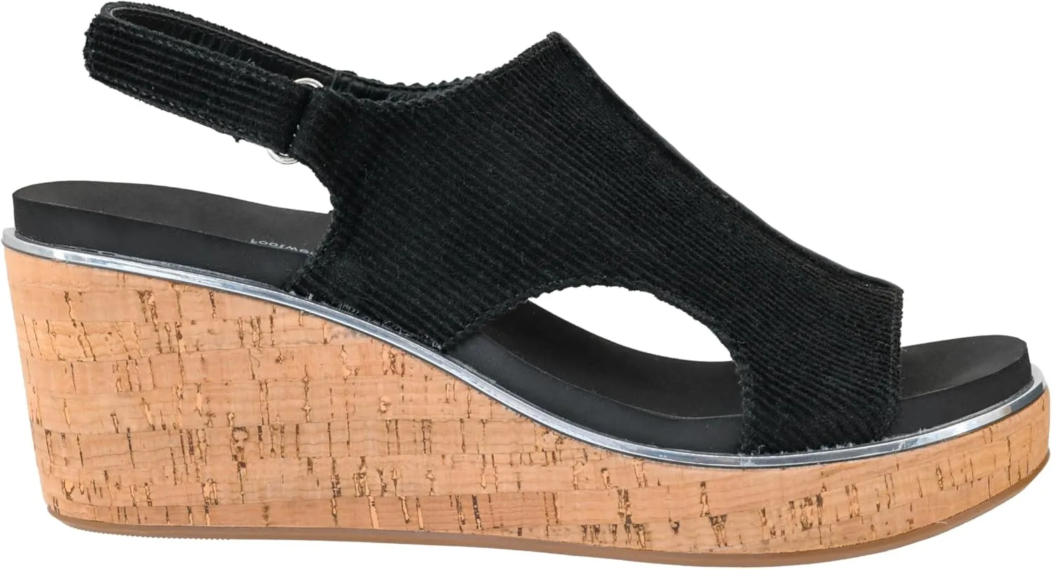 Corkys Footwear Womens Carley Wedges, Featuring Corkys EVA Foam Cushioned Insoles, A 2.5 Inch Heel, Lightweight For All Day Wear, And Hook And Loop Closure