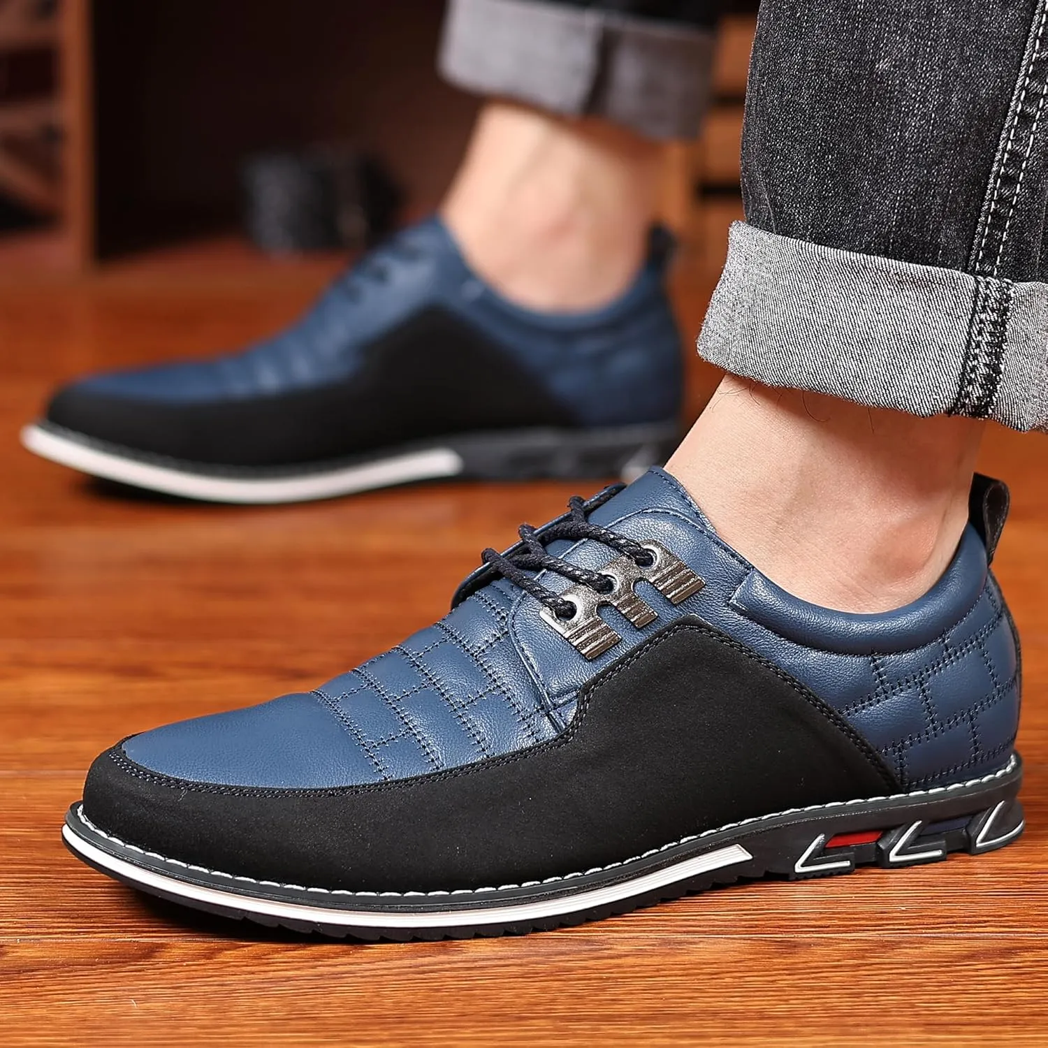 COSIDRAM Men Casual Shoes Fashion Business Luxury Dress Shoes Office Loafers Flats Sneakers for Male