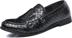 COSIDRAM Men's Dress Shoes Oxfords Slip on Classic Modern Formal Leather Shoes Casual Loafers