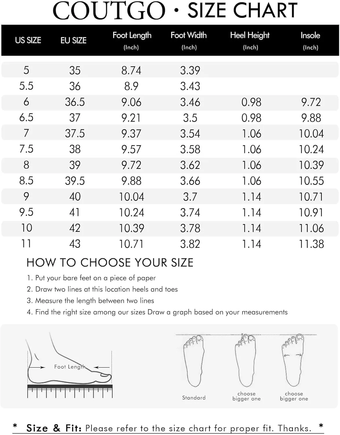 Coutgo Women's Mules Low Kitten Heel Closed Square Toe Slip On Backless Dress Shoes,Size Fits Large