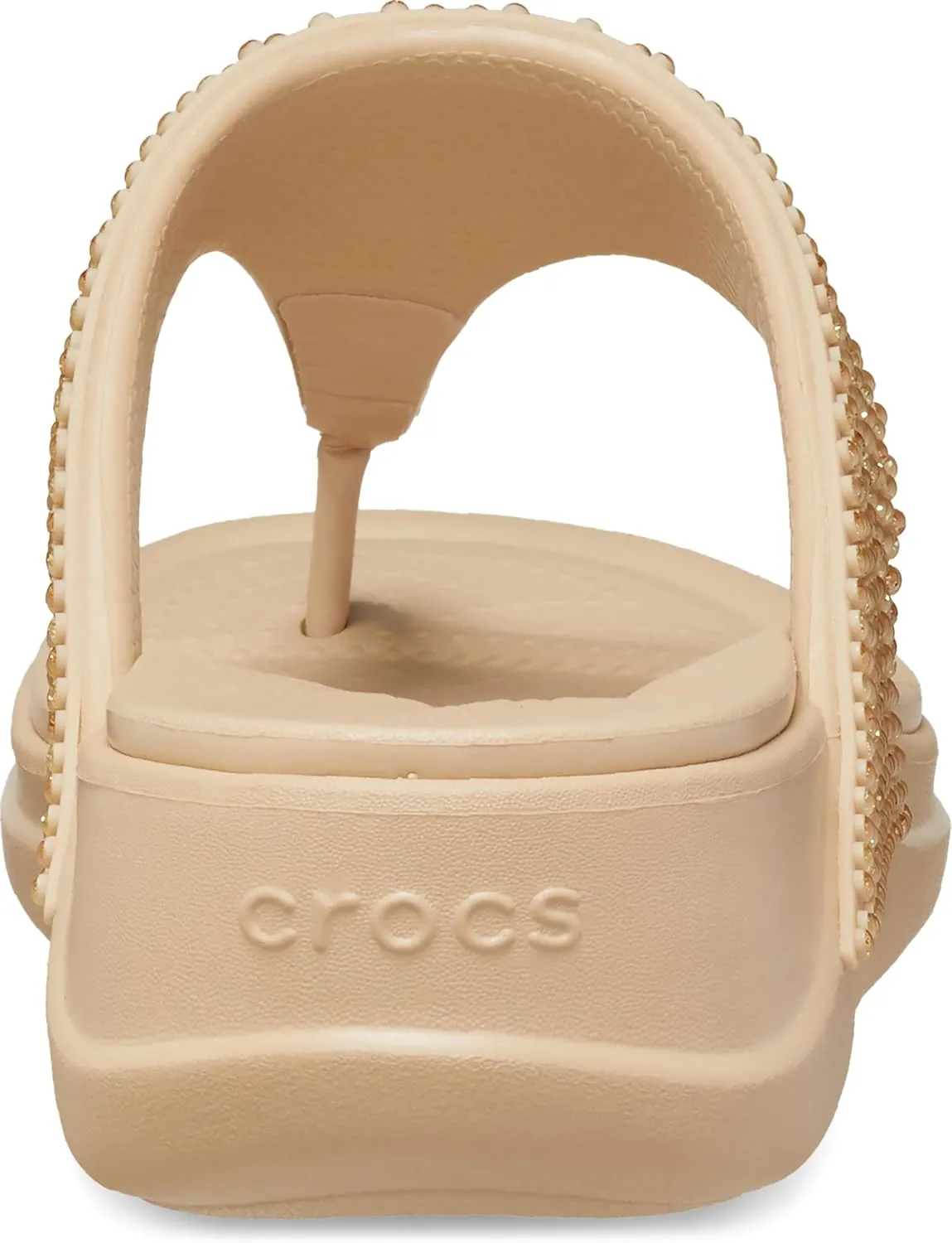 Crocs Women's Boca Bling Flip Wedge Platform Sandal