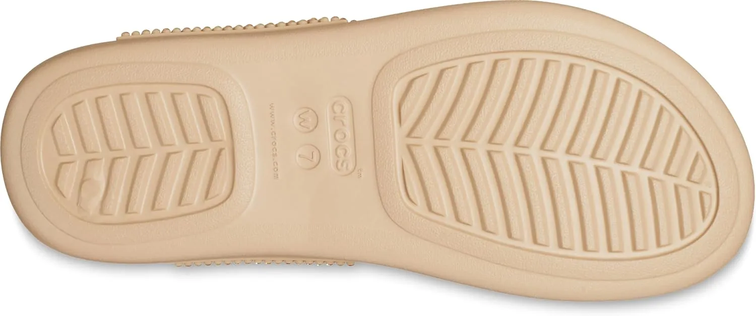 Crocs Women's Boca Bling Flip Wedge Platform Sandal