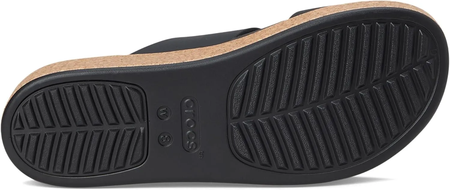 Crocs Women's Brooklyn Cork Buckle Sandals Wedge