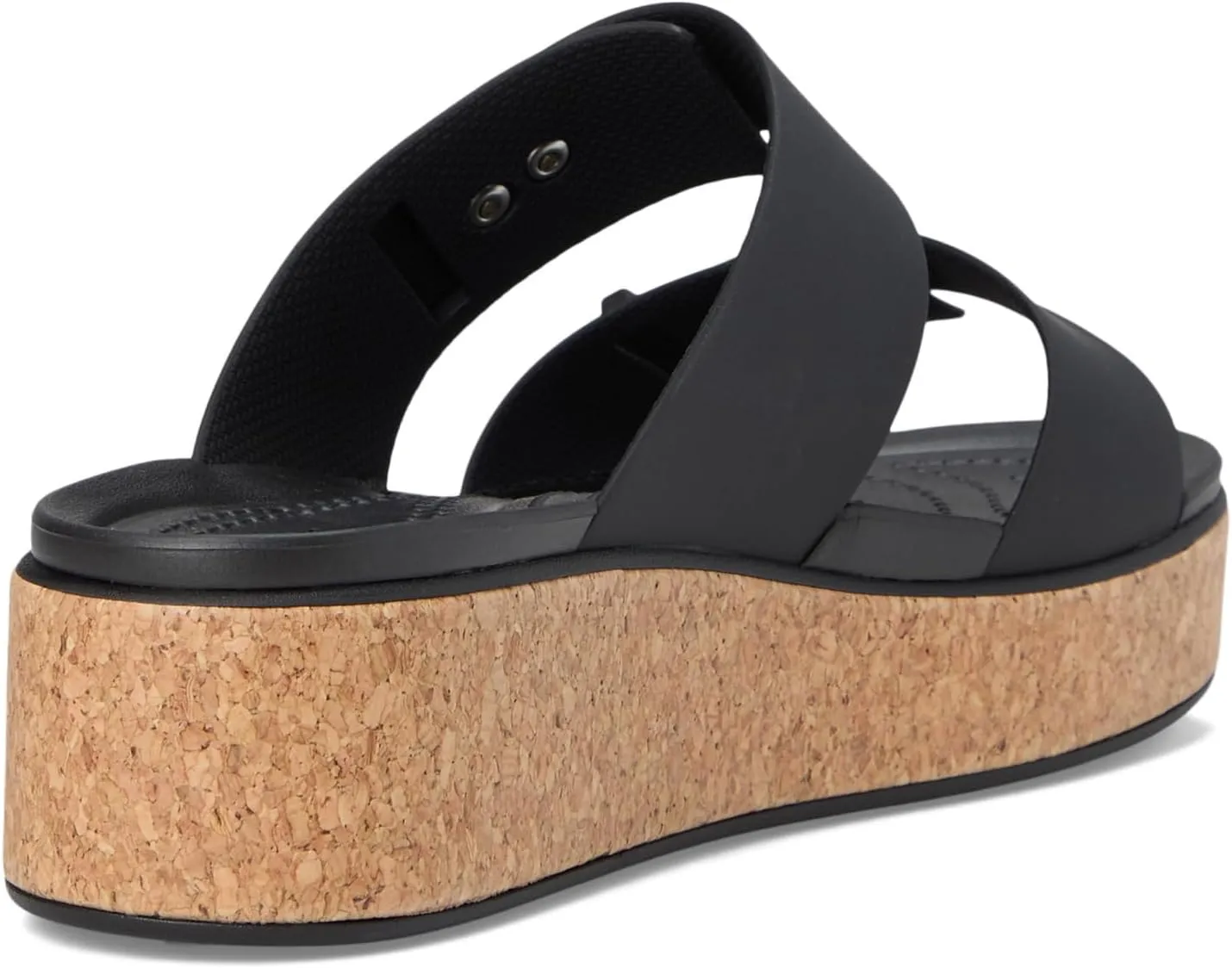 Crocs Women's Brooklyn Cork Buckle Sandals Wedge