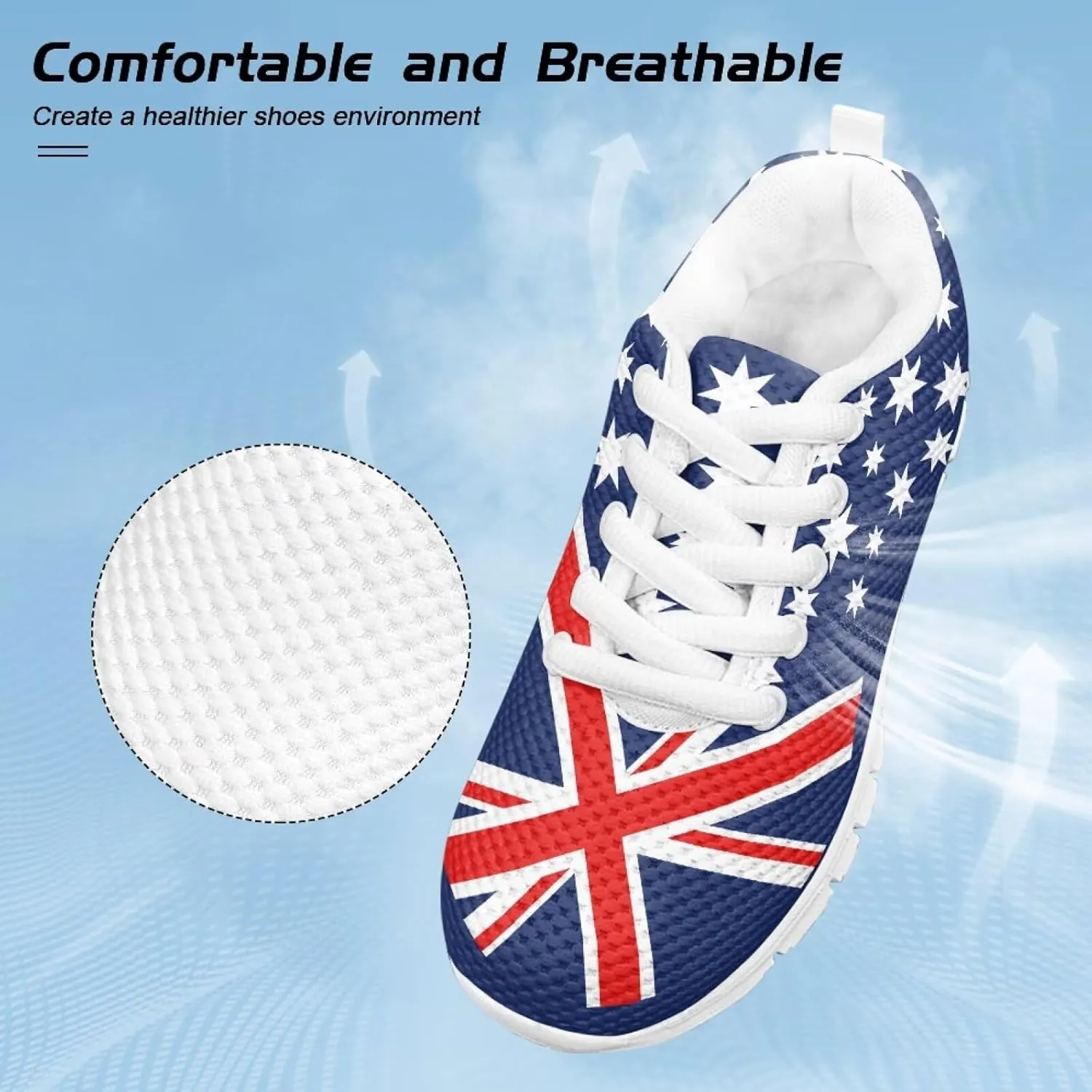 Cumagical Kids Running Shoes Lightweight Breathable Sports Casual Wear Enhanced Cushioning for Active Kids