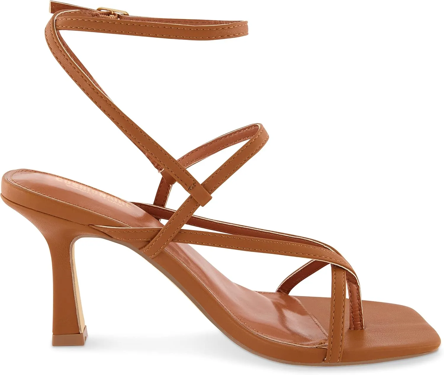 CUSHIONAIRE Women's Belmondo dress sandals  Memory Foam, Wide Widths Available
