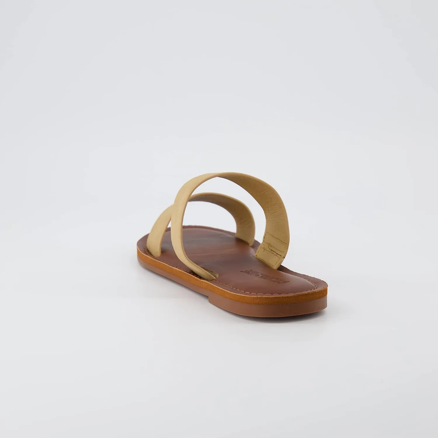 CUSHIONAIRE Women's Calico 2 band slide Sandal with  Comfort Foam