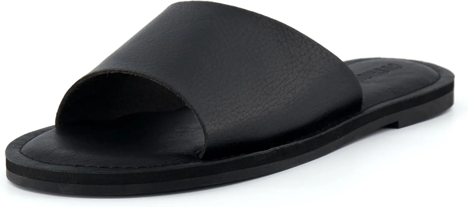 CUSHIONAIRE Women's Carly slide Sandal with Memory Foam