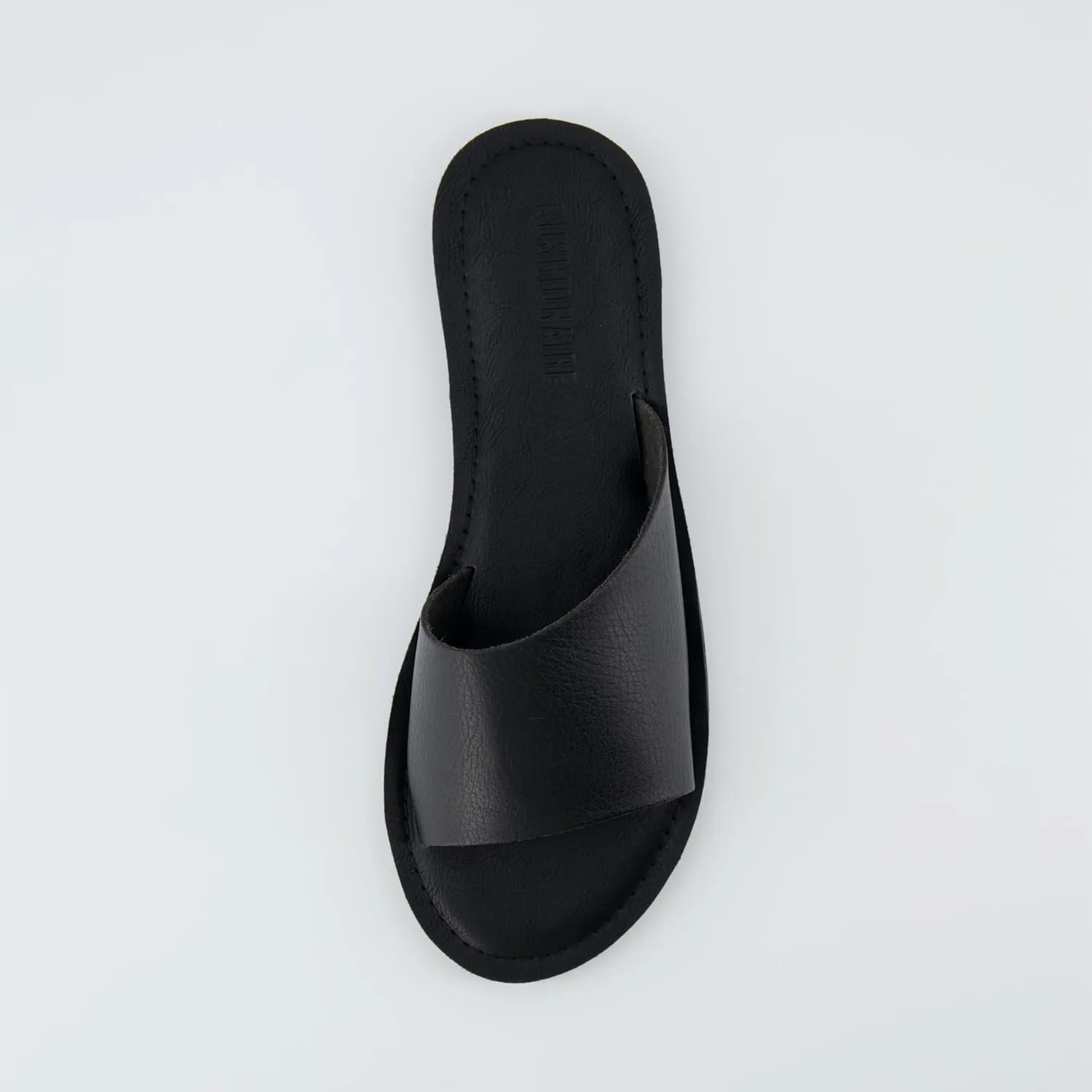 CUSHIONAIRE Women's Carly slide Sandal with Memory Foam
