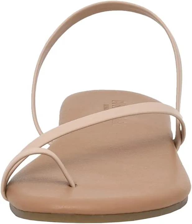 CUSHIONAIRE Women's Catalina toe ring Sandal with Memory Foam