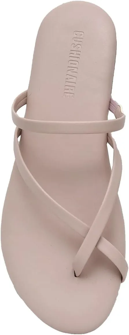 CUSHIONAIRE Women's Celina Flip Flop Sandal with Memory Foam