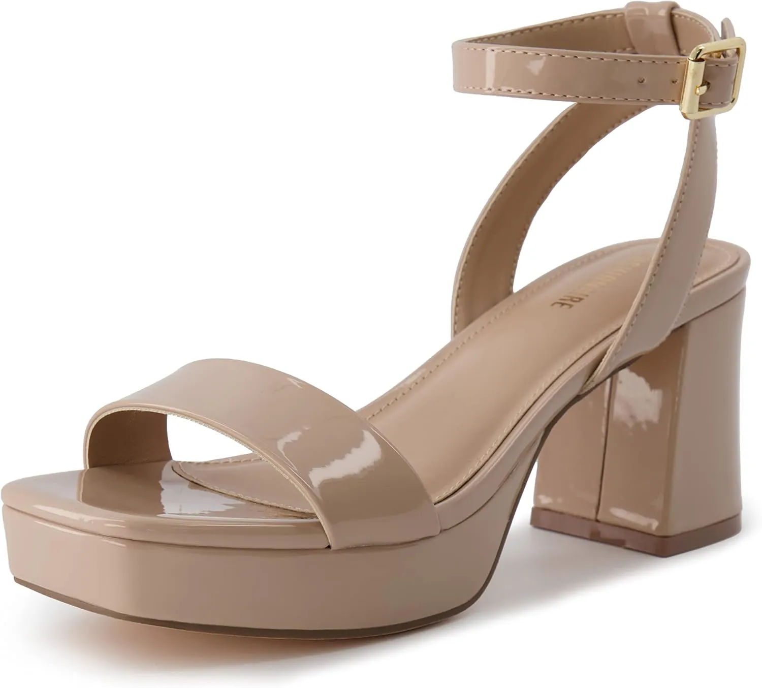 CUSHIONAIRE Women's Cherry platform dress sandal  Memory Foam and Wide Widths Available