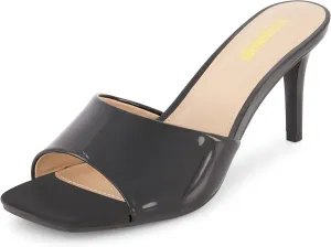 CUSHIONAIRE Women's Evie One Band Dress Sandal  Memory Foam And Wide Widths Available
