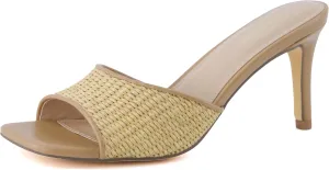 CUSHIONAIRE Women's Evie One Band Dress Sandal  Memory Foam And Wide Widths Available