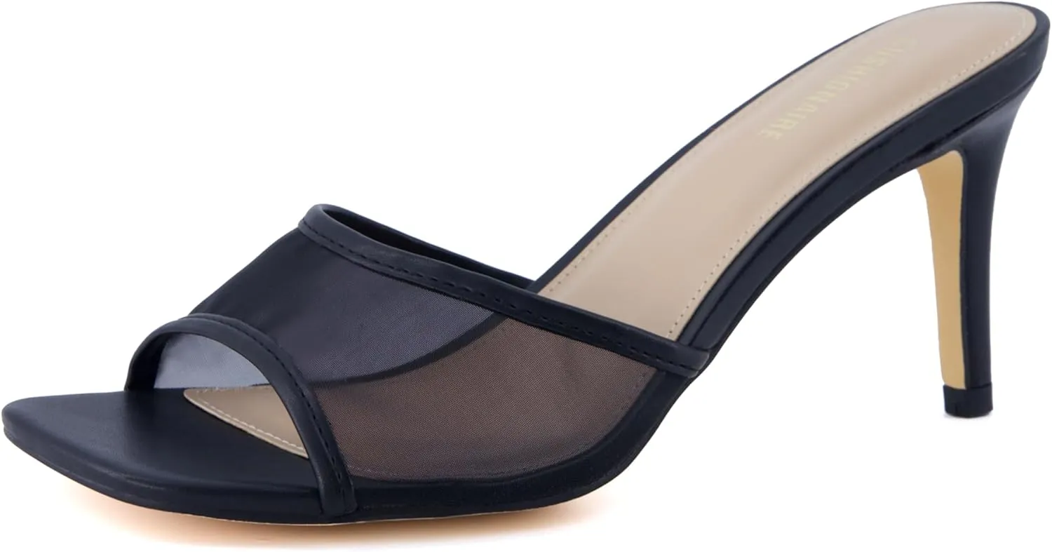 CUSHIONAIRE Women's Evie One Band Dress Sandal  Memory Foam And Wide Widths Available