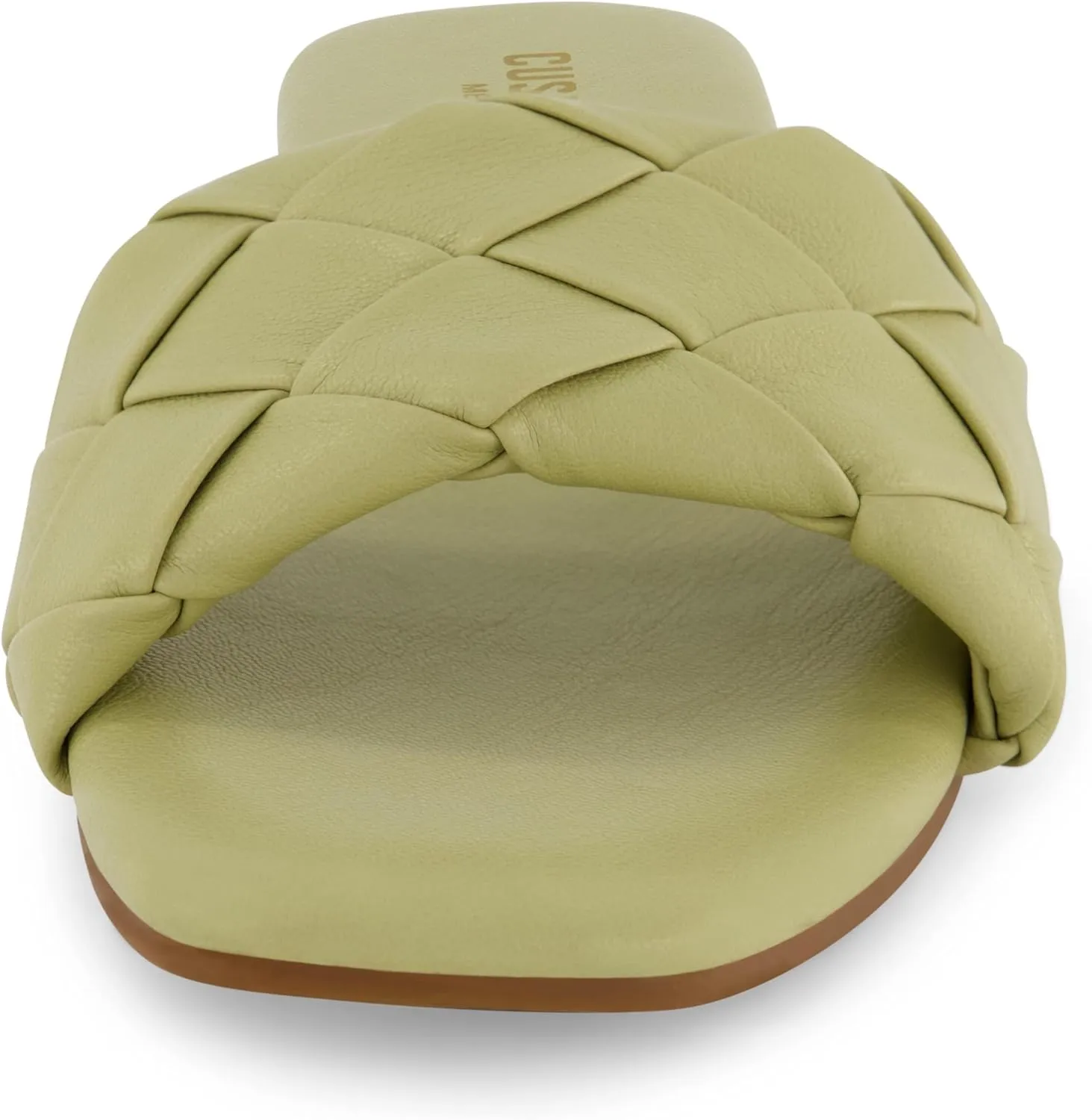 CUSHIONAIRE Women's Franca woven slide sandal  Memory Foam, Wide Widths Available
