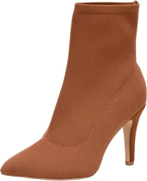 CUSHIONAIRE Women's Gipsee stretch knit Heel  Memory Foam
