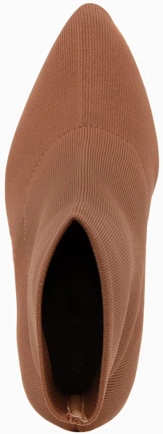 CUSHIONAIRE Women's Gipsee stretch knit Heel  Memory Foam