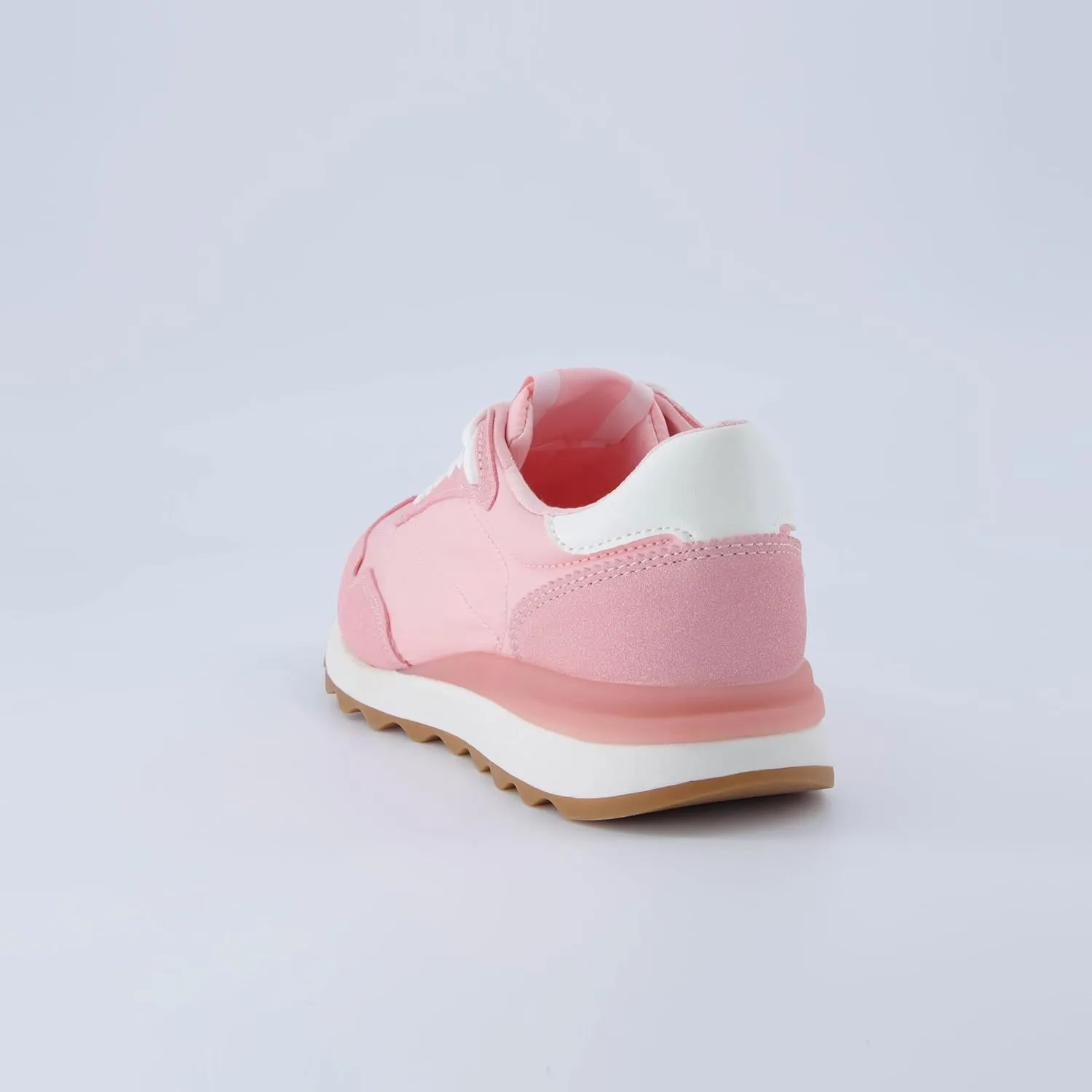 CUSHIONAIRE Women's Kicks lace up Nylon Sneaker  Comfort Foam, Wide Widths Available