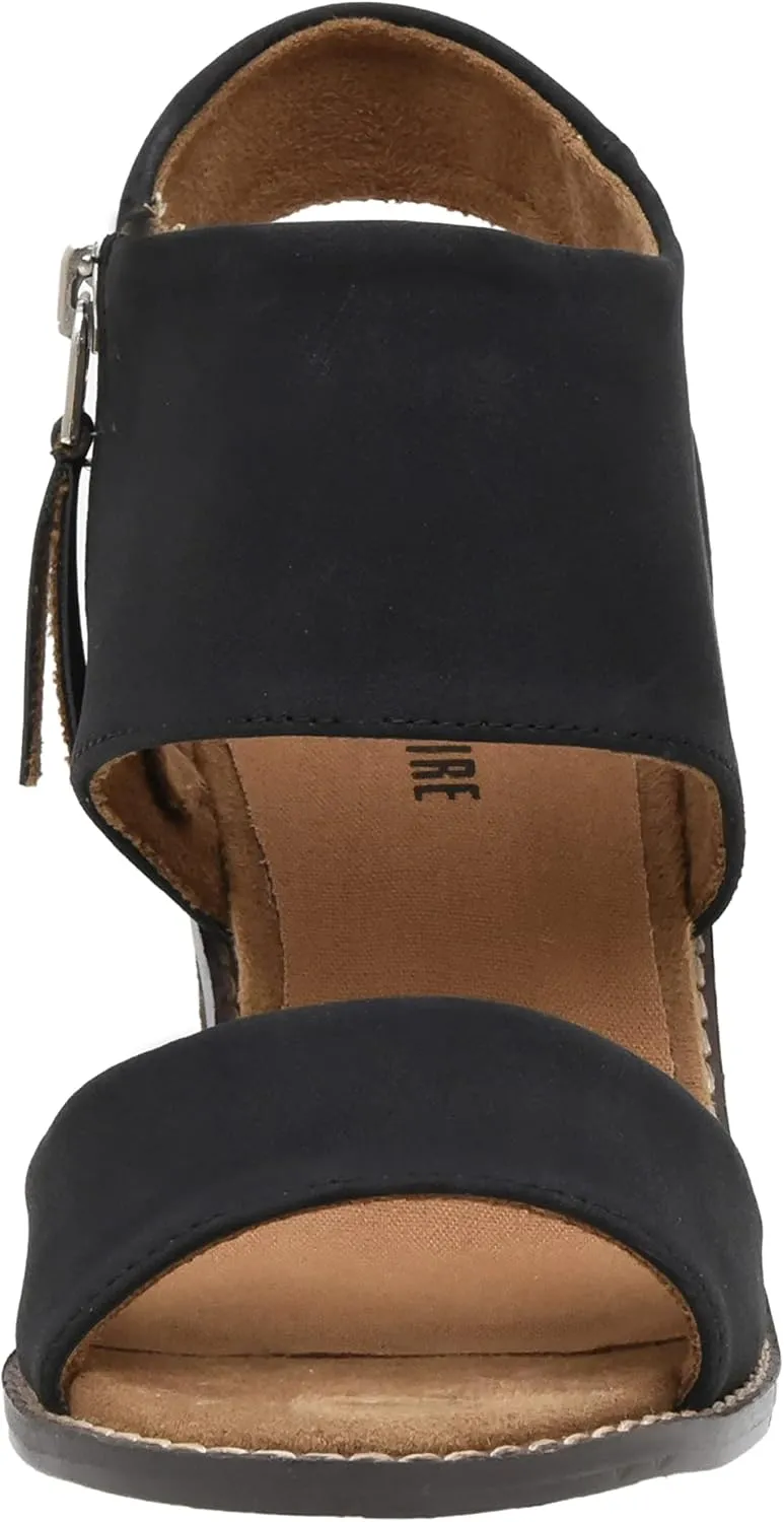 CUSHIONAIRE Women's Rosanna cut out sandal  Memory Foam and Wide Widths Available