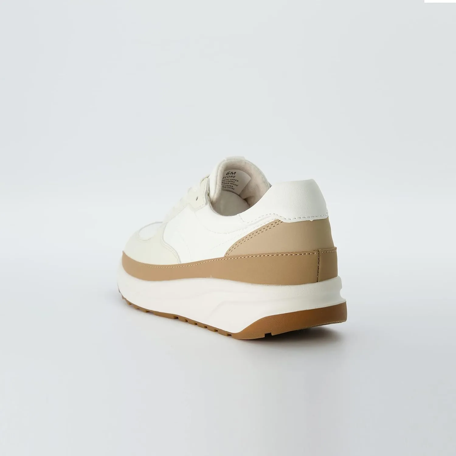 CUSHIONAIRE Women's Score lace up Sneaker  Comfort Foam, Wide Widths Available