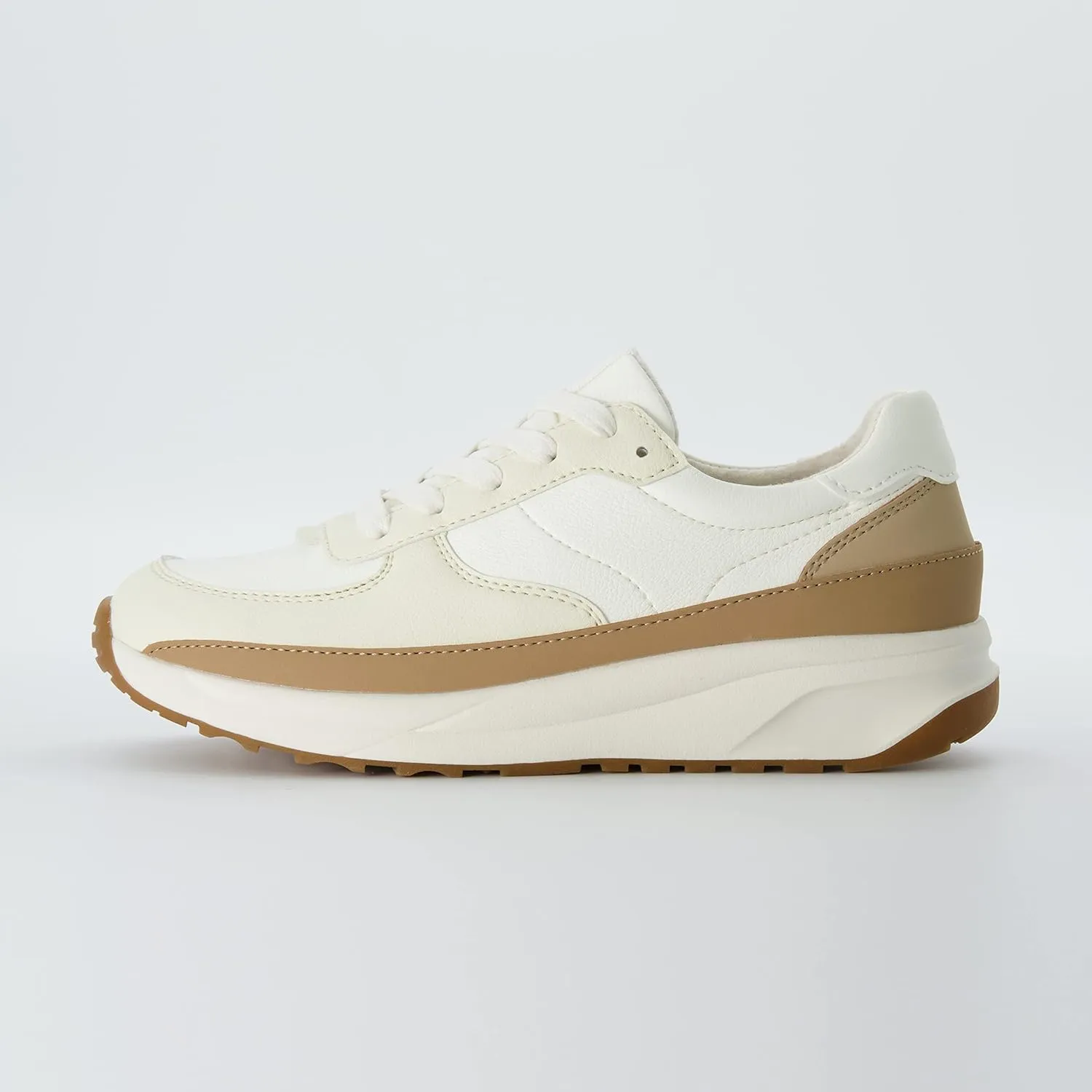 CUSHIONAIRE Women's Score lace up Sneaker  Comfort Foam, Wide Widths Available