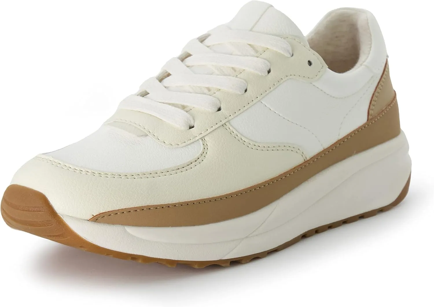 CUSHIONAIRE Women's Score lace up Sneaker  Comfort Foam, Wide Widths Available