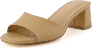 CUSHIONAIRE Women's Taboo one band dress sandal with  Memory Foam and Wide Widths Available
