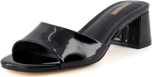 CUSHIONAIRE Women's Taboo one band dress sandal with  Memory Foam and Wide Widths Available