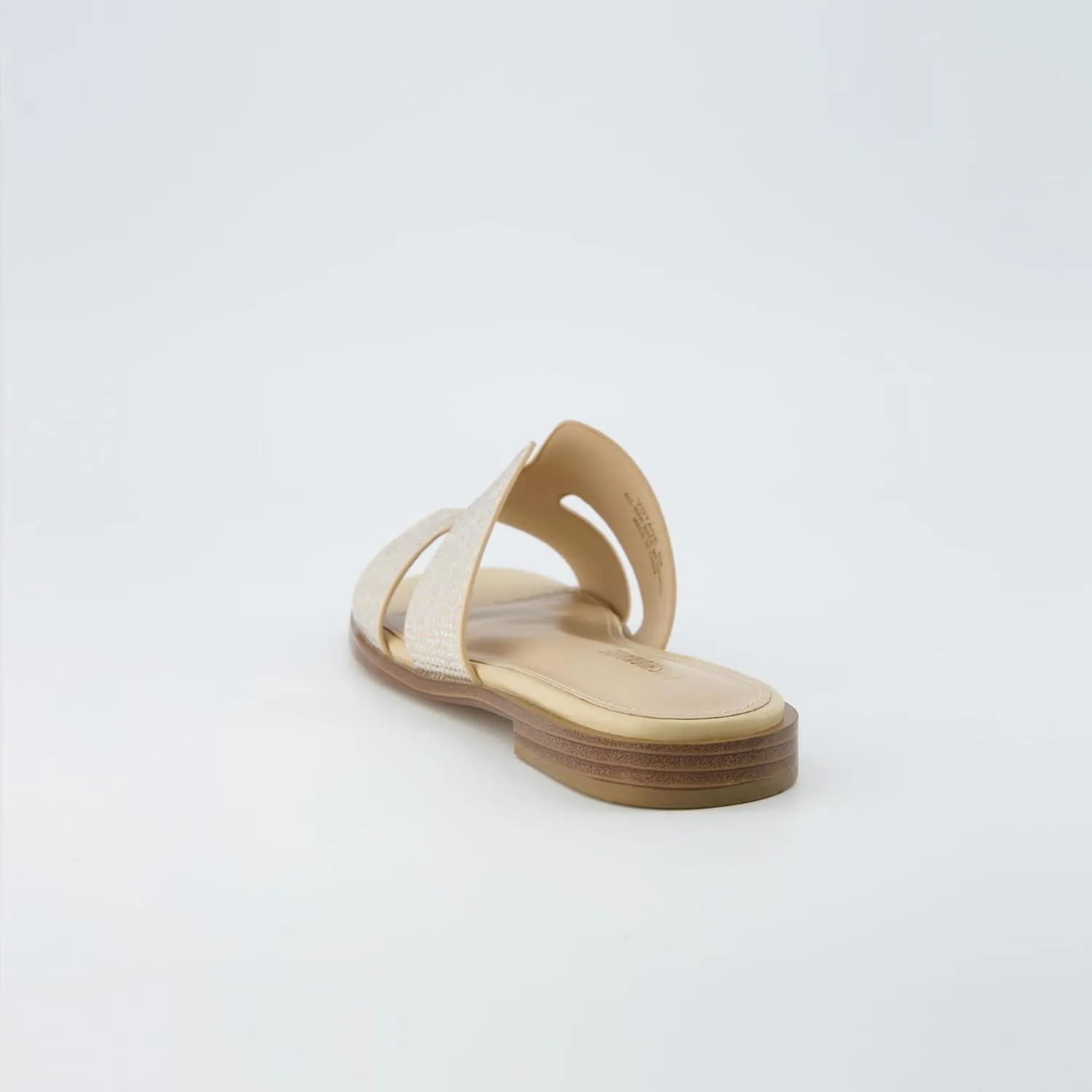 CUSHIONAIRE Women's Voyage slide sandal  Memory Foam, Wide Widths Available
